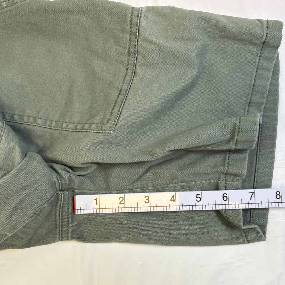Jones New York Womens Utility Shorts Olive Green Size 4 Cotton Stretch Cargo 7in - Picture 11 of 12